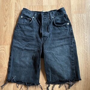 AGOLDE Black Denim Women's Shorts